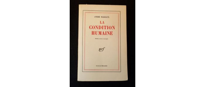 MALRAUX : La condition humaine - First edition - Edition-Originale.com