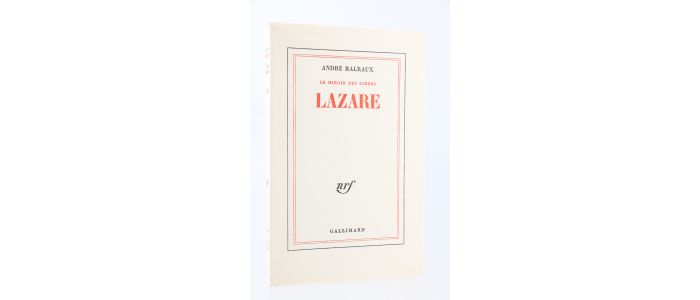 MALRAUX : Lazare - Erste Ausgabe - Edition-Originale.com