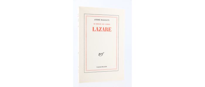 MALRAUX : Lazare - Edition Originale - Edition-Originale.com