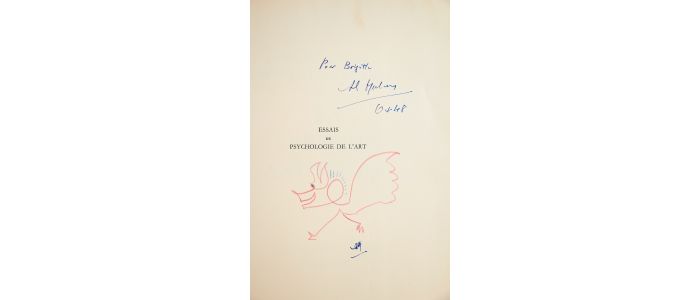 MALRAUX : Psychologie de l'art : La Création artistique - Autographe, Edition Originale - Edition-Originale.com