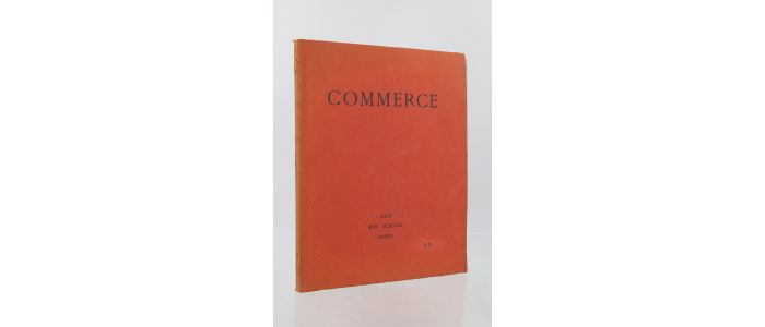 MANDELSTAM : Commerce Cahier XXIV de l'été 1930 - Edition Originale - Edition-Originale.com