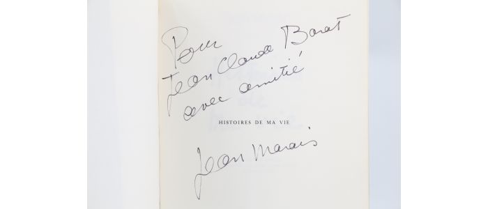 MARAIS : Histoires de ma vie - Signed book, First edition - Edition-Originale.com