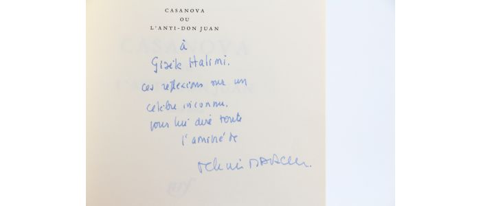 MARCEAU : Casanova ou l'Anti-Don Juan - Autographe - Edition-Originale.com