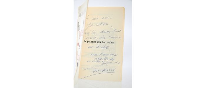 MARCENAC : La patience des botocudos - Autographe, Edition Originale - Edition-Originale.com