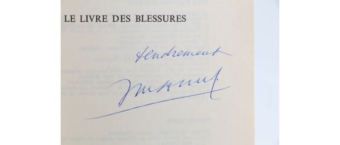 MARCENAC : Le livre des blessures - Signiert, Erste Ausgabe - Edition-Originale.com