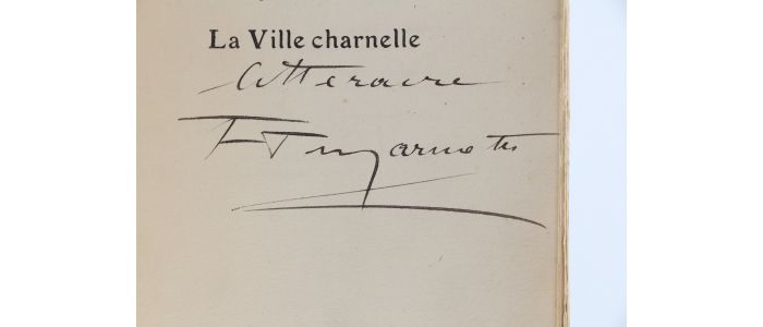 MARINETTI : La ville charnelle - Libro autografato, Prima edizione - Edition-Originale.com