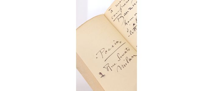 MARINETTI : Les dieux s'en vont d'Annunzio reste - Libro autografato, Prima edizione - Edition-Originale.com