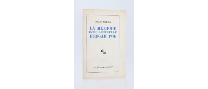 MARION : La méthode intellectuelle d'Edgar Poe - First edition - Edition-Originale.com