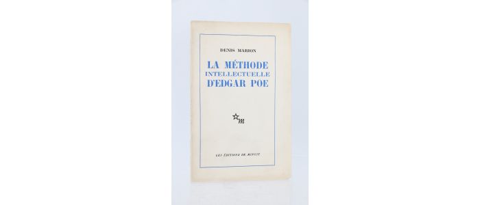 MARION : La méthode intellectuelle d'Edgar Poe - Prima edizione - Edition-Originale.com