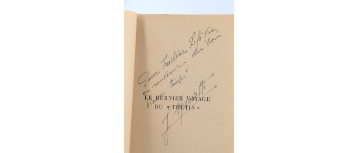 MARIOTTI : Le dernier voyage du Thétis - Libro autografato, Prima edizione - Edition-Originale.com