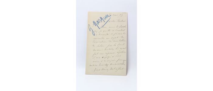 MARQUET : Lettre autographe signée  - Libro autografato, Prima edizione - Edition-Originale.com