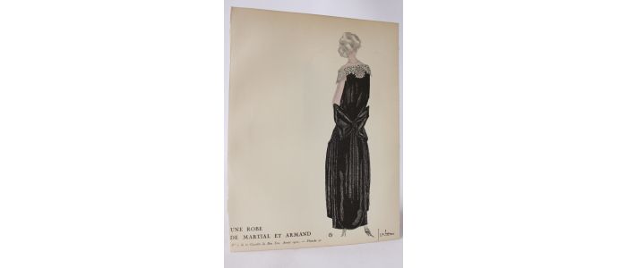 MARTIAL & ARMAND : Une robe de Martial et Armand (pl.52, La Gazette du Bon ton, 1922 n°7) - First edition - Edition-Originale.com