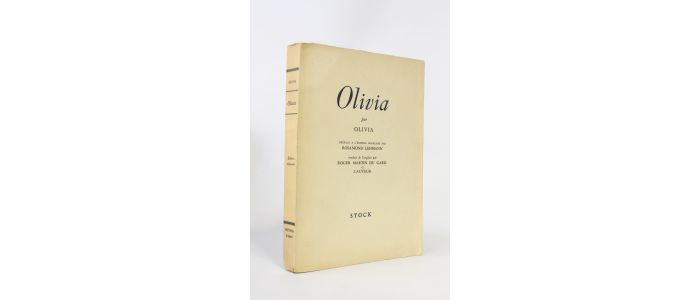 MARTIN DU GARD : Olivia par Olivia - Erste Ausgabe - Edition-Originale.com