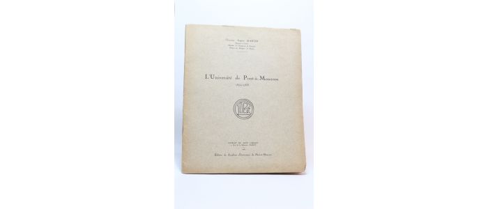 MARTIN : L'université de Pont-à-Mousson - Prima edizione - Edition-Originale.com