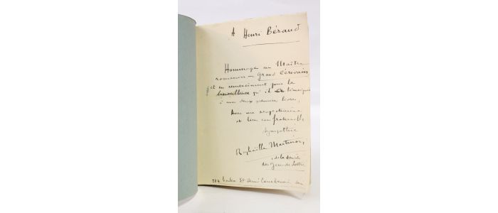 MARTINON : Le fleuve intérieur - Libro autografato, Prima edizione - Edition-Originale.com