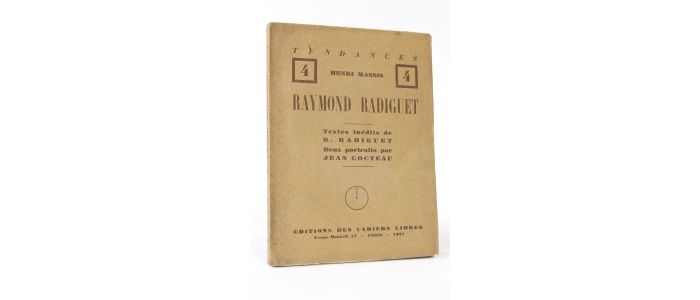 MASSIS : Raymond Radiguet - Signiert, Erste Ausgabe - Edition-Originale.com