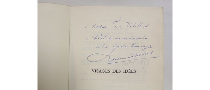 MASSIS : Visage des idées. Thèmes et discussions - Autographe, Edition Originale - Edition-Originale.com