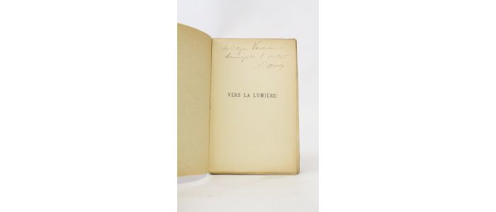 MASSY : Vers la lumière - Autographe, Edition Originale - Edition-Originale.com