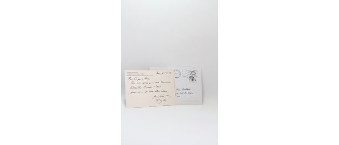 MASUROVSKY : Carte de voeux autographe signée adressée à Georges et Alice Raillard - Signiert, Erste Ausgabe - Edition-Originale.com
