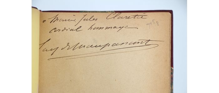 MAUPASSANT : Fort comme la mort - Autographe, Edition Originale - Edition-Originale.com