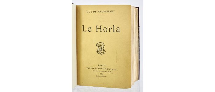 MAUPASSANT : Le Horla - First edition - Edition-Originale.com