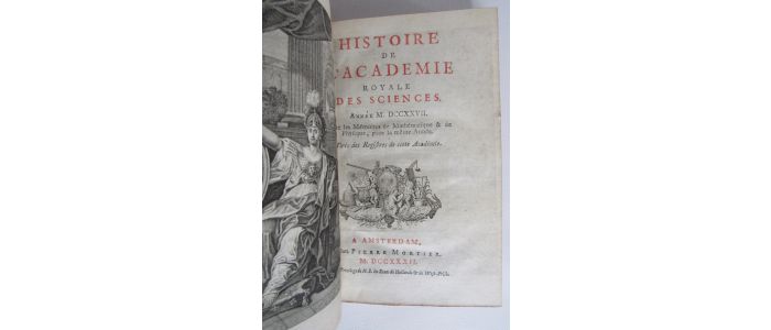MAUPERTUIS : Histoire de l'Académie royale des sciences. Année 1727 - Edition-Originale.com