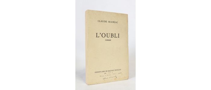 MAURIAC : L'oubli - Signed book, First edition - Edition-Originale.com