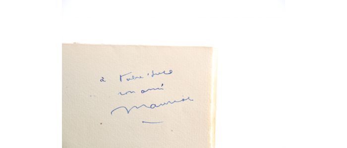 MAURIAC : Orages - Autographe, Edition Originale - Edition-Originale.com