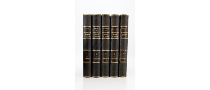 MAURRAS : Dictionnaire politique et critique établi par les soins de Pierre Chardon - Edition Originale - Edition-Originale.com