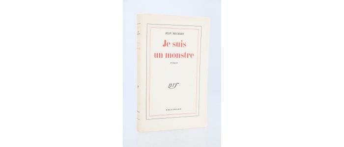 MECKERT : Je suis un monstre - Erste Ausgabe - Edition-Originale.com