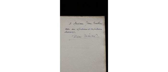 MENARD : La statue désertée - Libro autografato, Prima edizione - Edition-Originale.com
