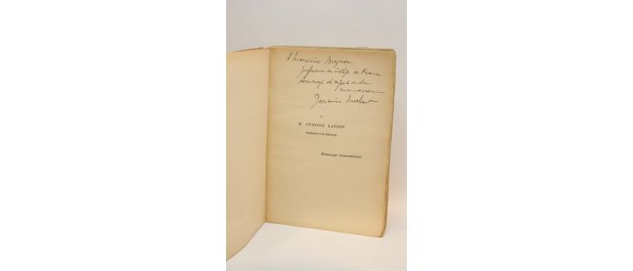MERLANT : Le roman personnel de Rousseau à Fromentin - Autographe, Edition Originale - Edition-Originale.com