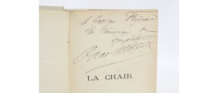 METENIER : La chair - Autographe, Edition Originale - Edition-Originale.com