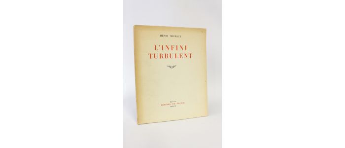 MICHAUX : L'infini turbulent - First edition - Edition-Originale.com
