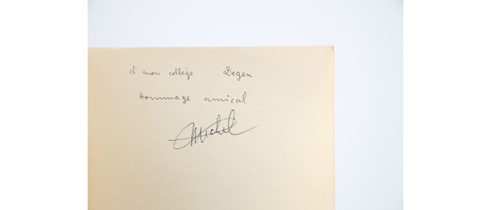 MICHEL : Le Langage méridional dans l'Oeuvre d'Alphonse Daudet - Autographe, Edition Originale - Edition-Originale.com