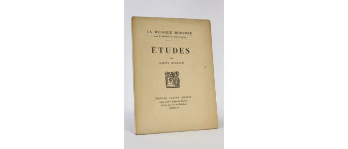 MILHAUD : Etudes - Prima edizione - Edition-Originale.com