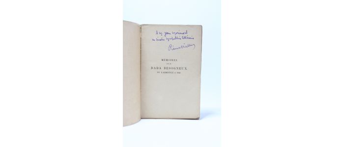MILLE : Mémoires d'un dada besogneux de l'Armistice à 1925 - Libro autografato, Prima edizione - Edition-Originale.com
