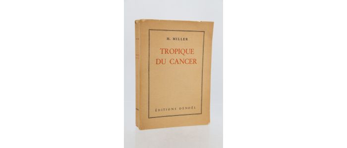 MILLER : Tropique du cancer - Prima edizione - Edition-Originale.com