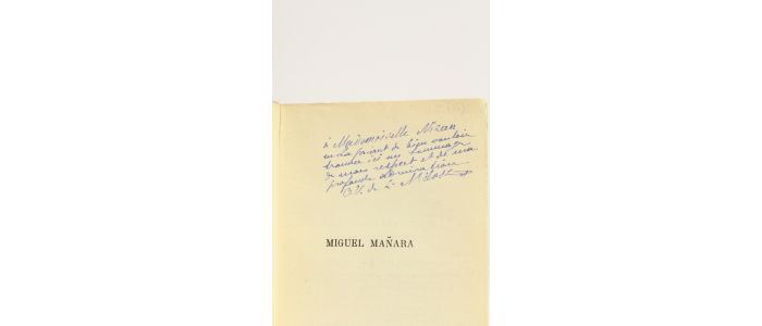MILOSZ : Miguel Manara - Signiert - Edition-Originale.com
