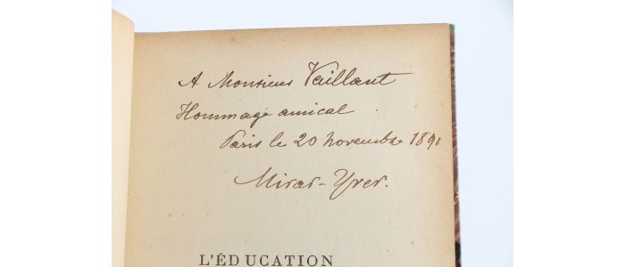 MIRAR-YVER : L'éducation de Polyphême Trotard - Autographe, Edition Originale - Edition-Originale.com