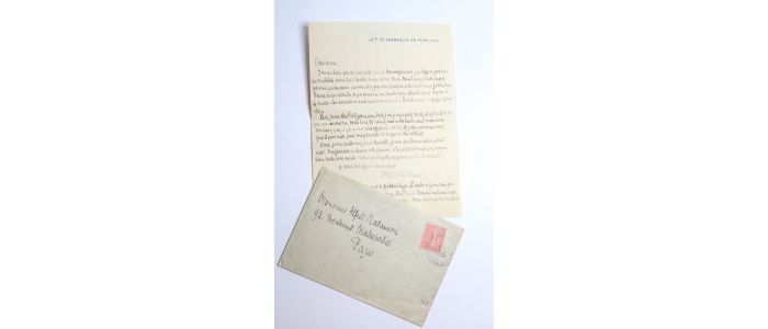 MIRBEAU : Lettre autographe signée d'Octave Mirbeau adressée à Alfred Natanson  : 
