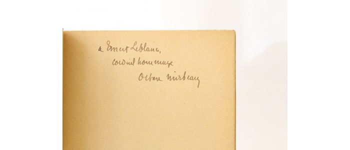 MIRBEAU : Sébastien Roch - Signed book, First edition - Edition-Originale.com