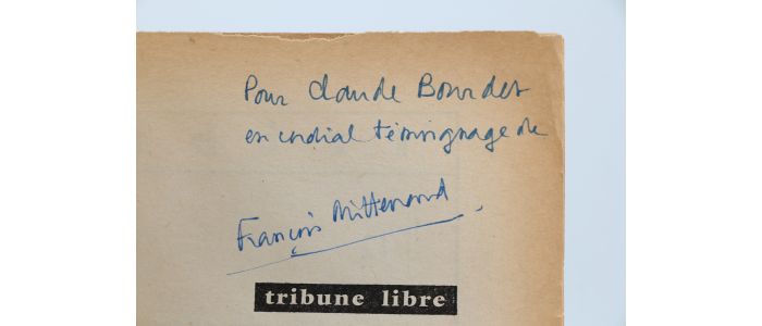 MITTERRAND : Présence française et abandon - Signiert, Erste Ausgabe - Edition-Originale.com