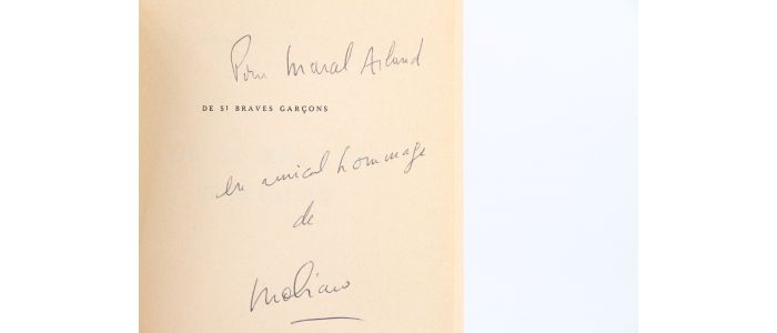 MODIANO : De si braves Garçons - Autographe, Edition Originale - Edition-Originale.com