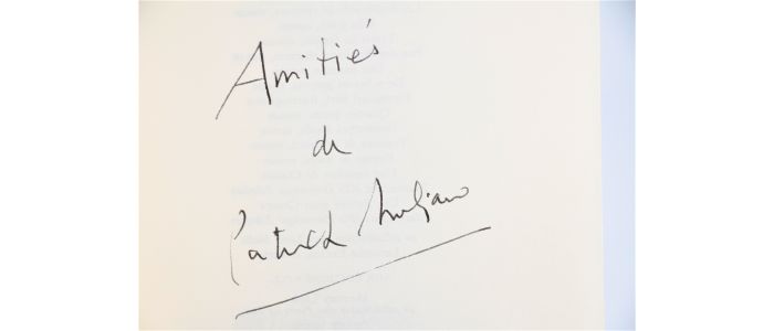 MODIANO : Fleurs de Ruine - Autographe, Edition Originale - Edition-Originale.com