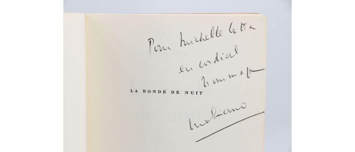 MODIANO : La Ronde de Nuit - Signed book, First edition - Edition-Originale.com