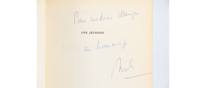 MODIANO : Une Jeunesse - Libro autografato, Prima edizione - Edition-Originale.com