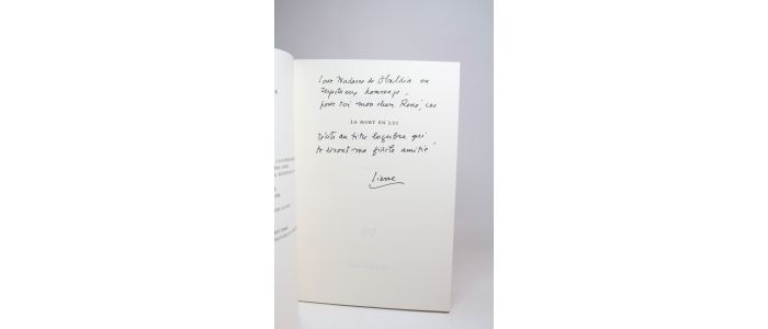 MOINOT : La mort en lui - Autographe, Edition Originale - Edition-Originale.com