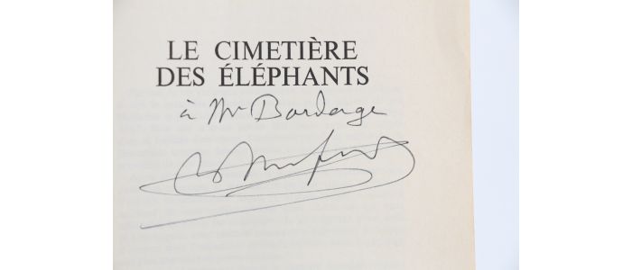 MONFREID : Le cimetière des éléphants - Signiert, Erste Ausgabe - Edition-Originale.com
