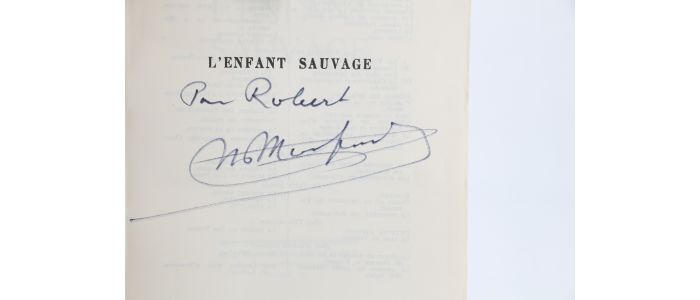 MONFREID : L'enfant sauvage - Signed book - Edition-Originale.com